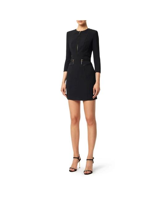 Elisabetta Franchi Black Short Dresses