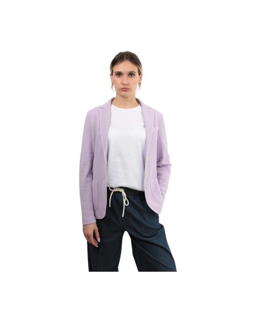 Circolo 1901 Purple Klassischer einreiher-blazer