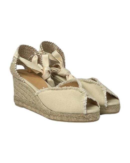 Castaner Metallic Wedges
