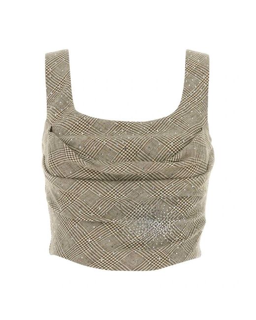 GIUSEPPE DI MORABITO Gray Sleeveless Tops