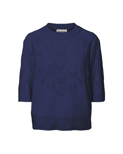 Lolly's Laundry Blue Round-Neck Knitwear