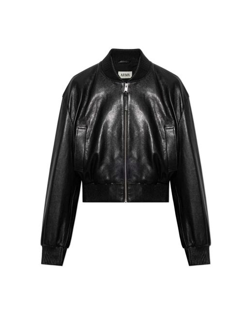 Leather Jackets Arma en coloris Black