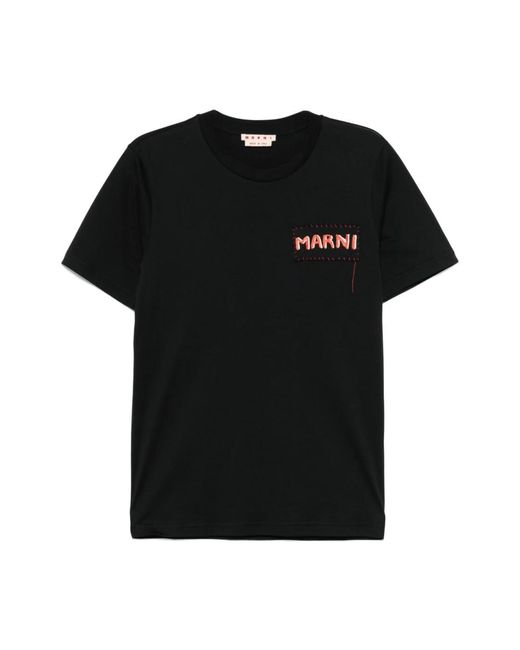 Marni T-Shirts in het Black voor heren
