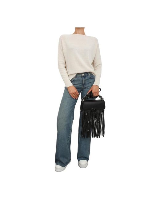 Marella Blue Round-Neck Knitwear