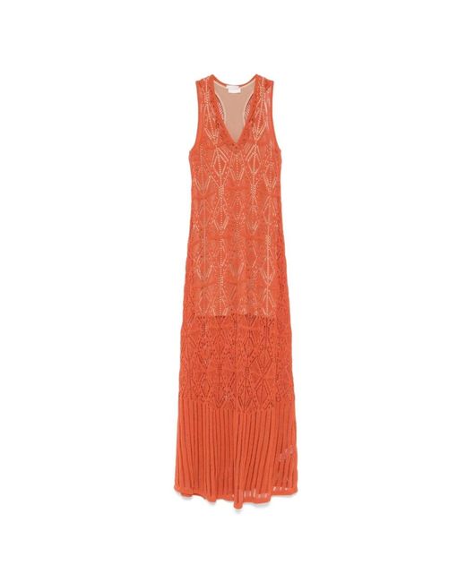 Liu Jo Oranges Kleid Für Frauen