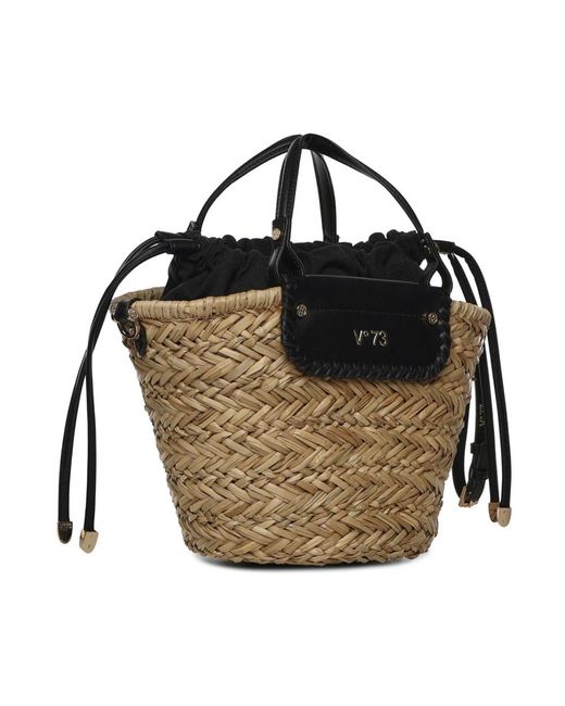 V73 Black Bucket Bag