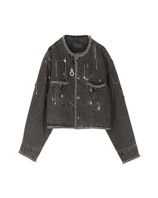R13 Black Denim Jackets