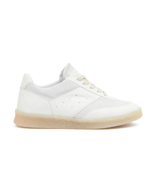 MM6 by Maison Martin Margiela Low-Top Sneakers in het White
