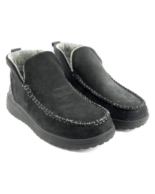 HeyDude Black Ankle Boots