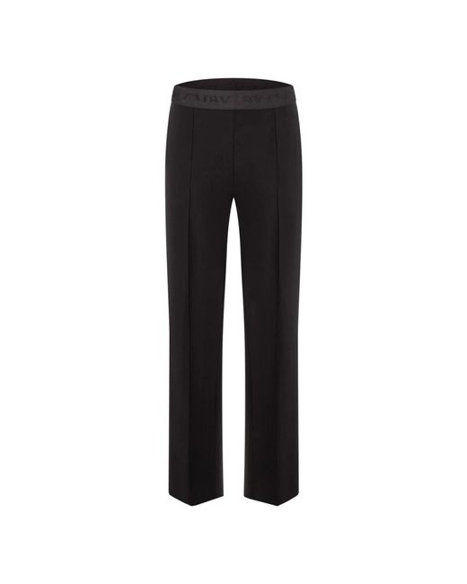 Cambio Black Wide Trousers