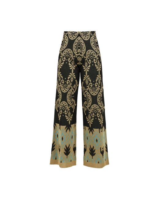Akep Green Wide Trousers