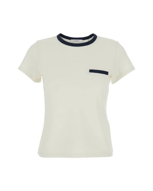 FRAME White T-Shirts