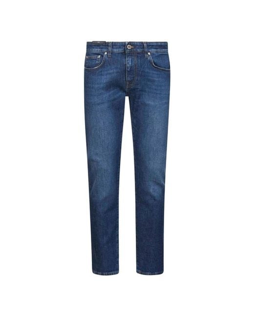 Slim-Fit Jeans PT Torino de hombre de color Blue