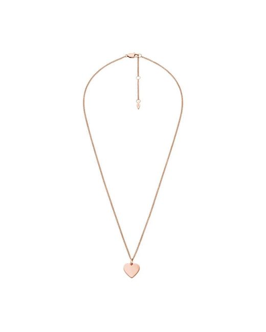 Necklaces di Fossil in Metallic