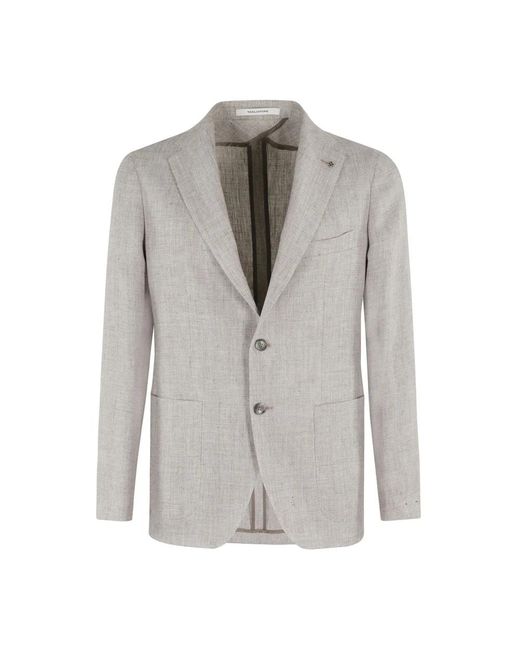 Blazers di Tagliatore in Gray da Uomo