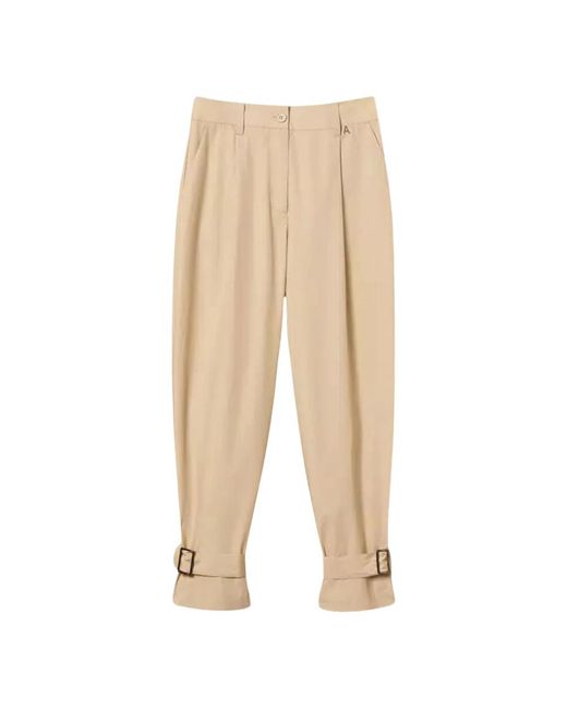 Twinset Natural Tapered Trousers