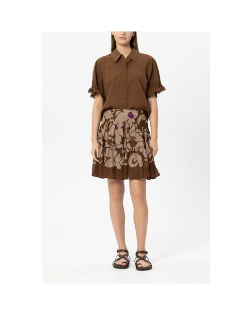 Luisa Cerano Brown Shirts