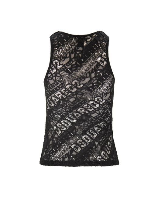 DSquared² Black Sleeveless Tops