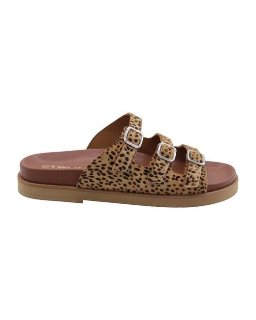 CTWLK Schoenen ,Bruin ,Perri Slipper in het Brown
