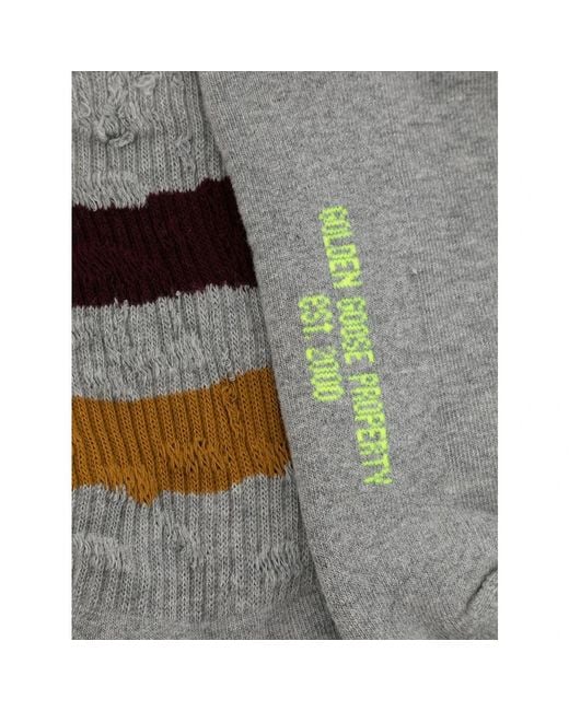Golden Goose Deluxe Brand Gray Socks