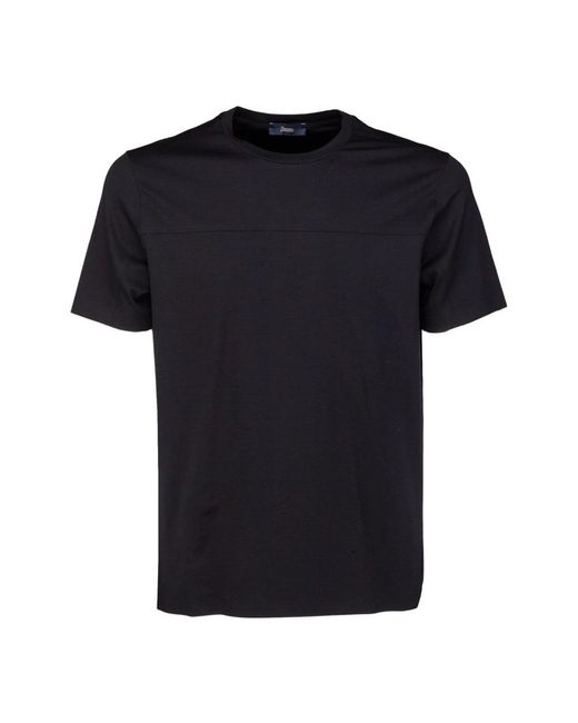 Herno Black T-Shirts for men