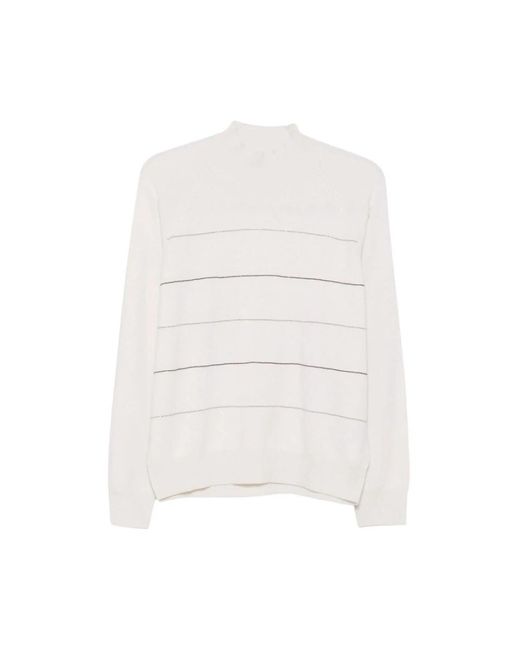 Peserico White Turtlenecks