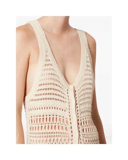 Isabel Marant White Knitted Dresses