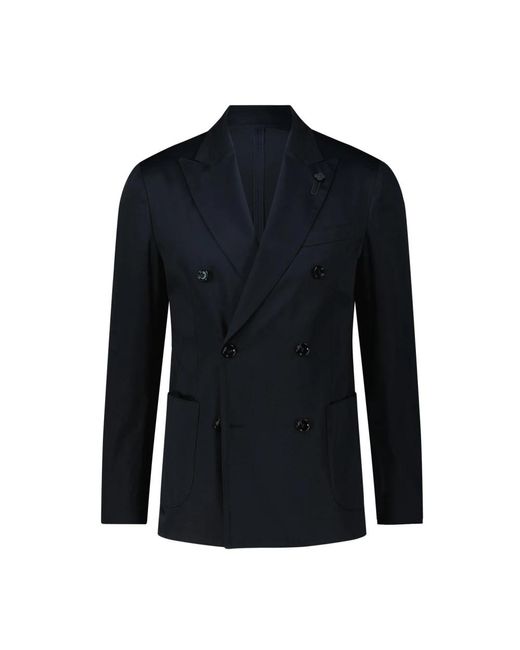 Blazers di Lardini in Blue da Uomo
