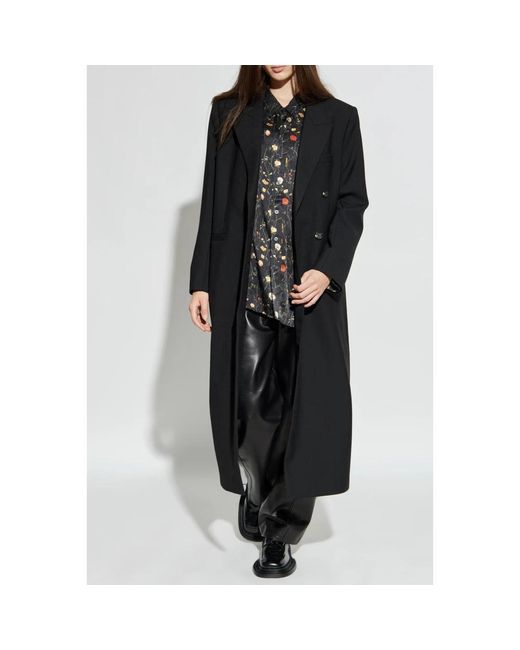 Rag & Bone Jassen ,Zwart ,Wol Vienna Coat in het Black