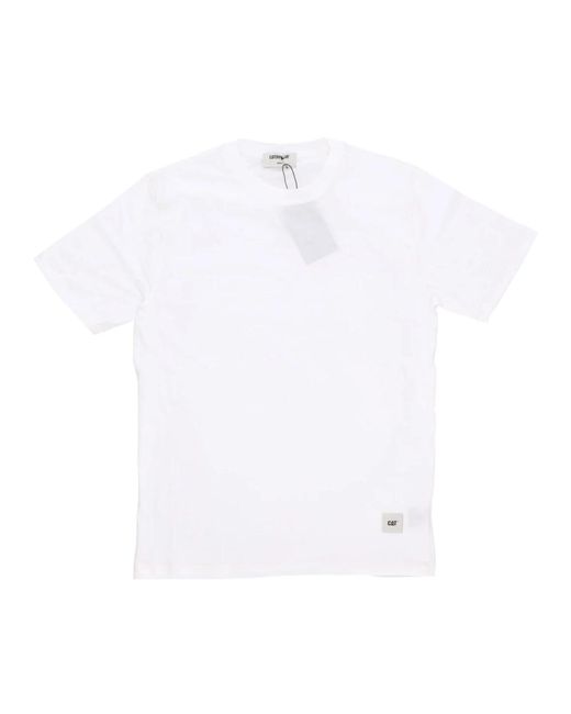 T-Shirts Caterpillar de hombre de color White