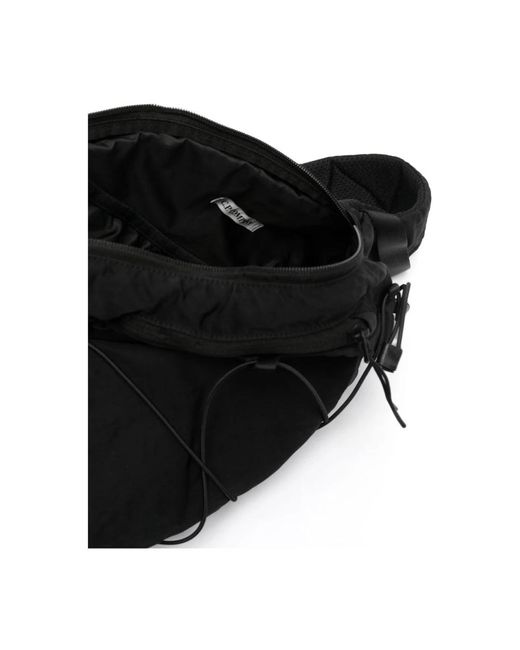 C P Company Schwarze nylon-tasche mit zugbandverschluss in Black für Herren