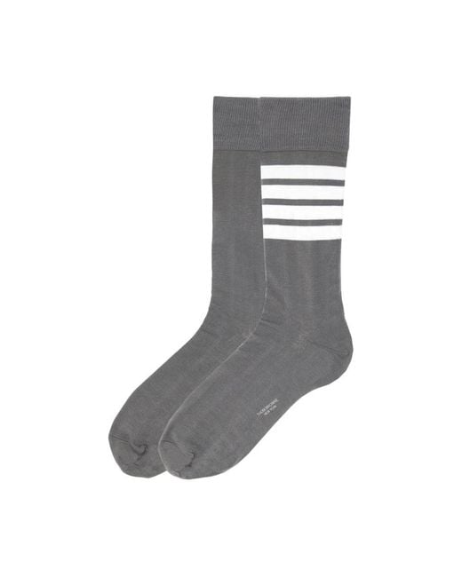 Thom Browne Gray Socks for men