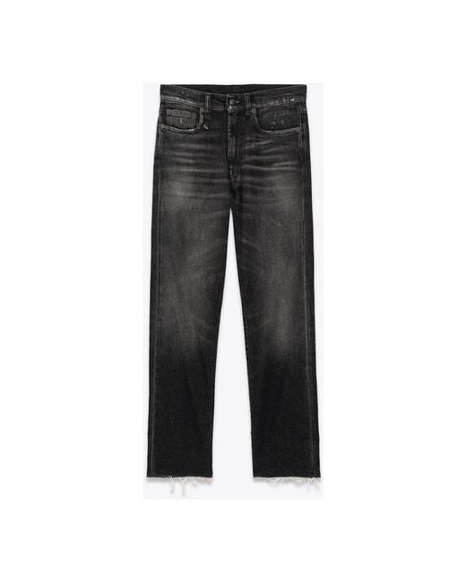 R13 Gray Cropped Jeans