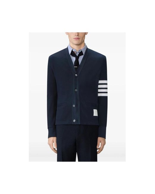 Cardigans Thom Browne pour homme en coloris Blue