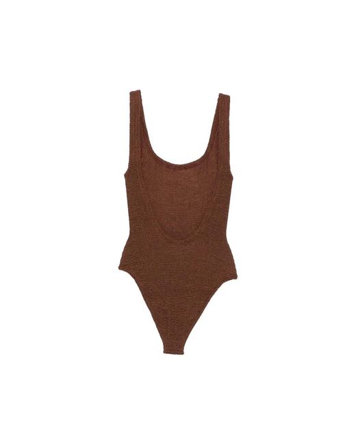 Hunza G Brown Swimsuits