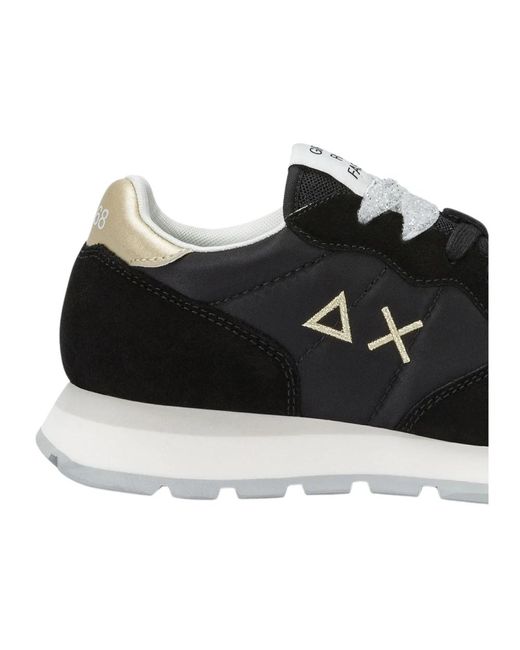 Sun 68 Black Ally Solid Casual Sneakers