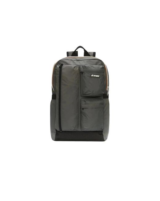 K-Way Gray Backpacks for men