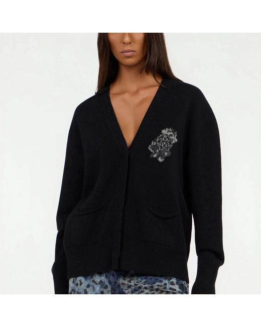 Roberto Cavalli Black Cardigans