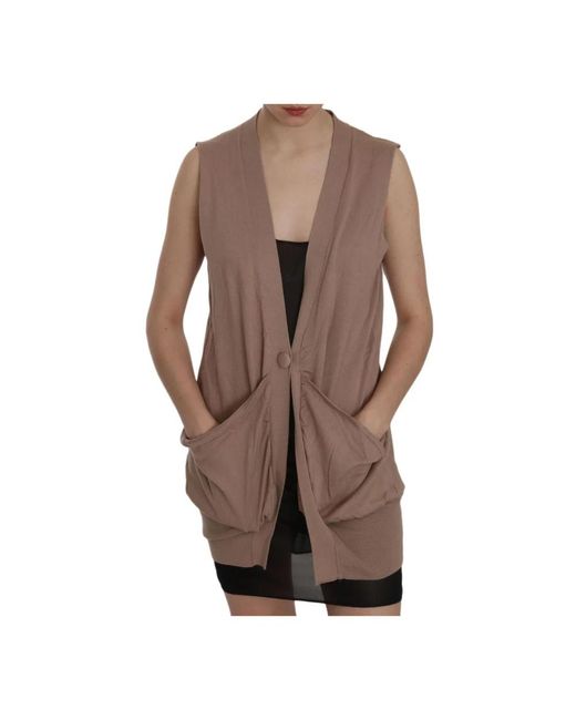 Cardigans Pink Memories de color Brown