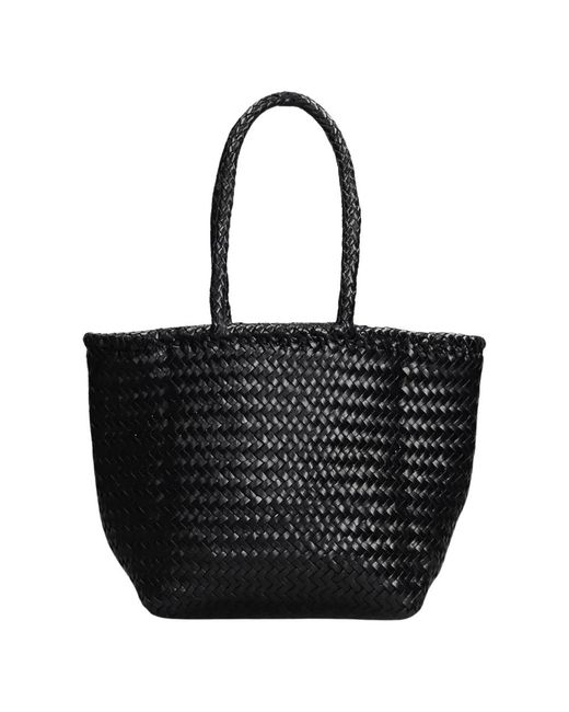 Tote Bags Dragon Diffusion de color Black