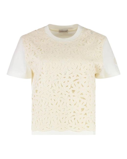 Moncler Natural T-Shirts