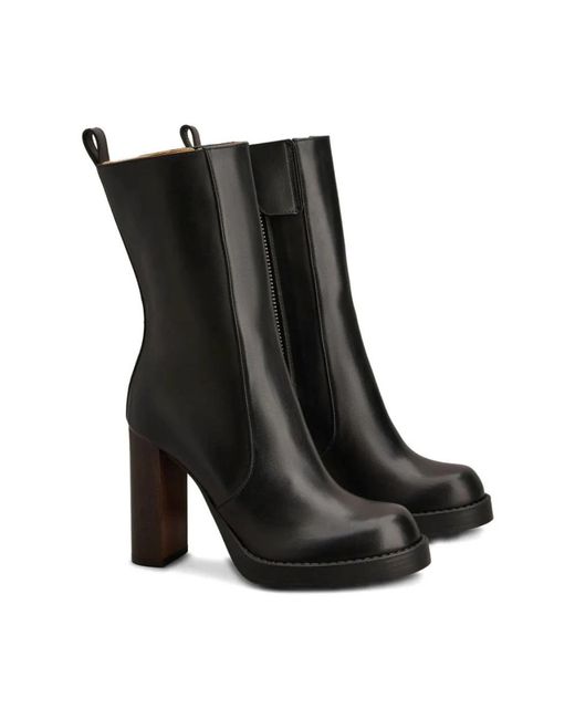 Tod's Black Heeled Boots