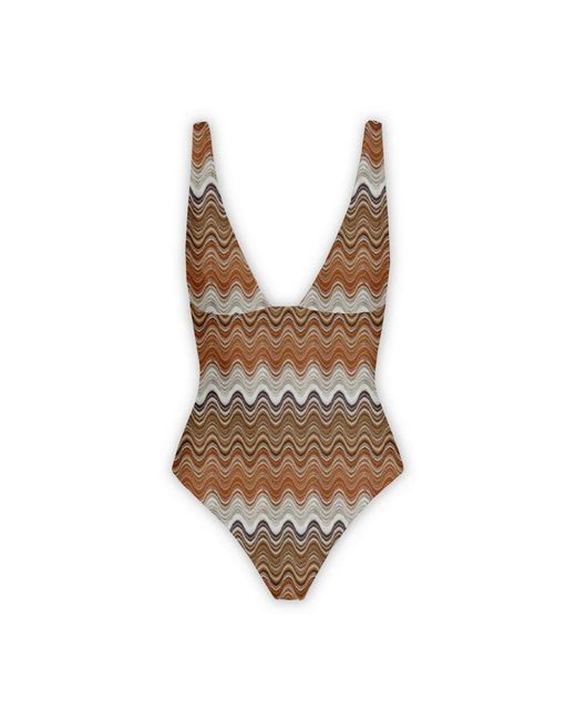 Mc2 Saint Barth Brown One-Piece