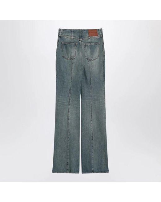 Alexander McQueen Gray Regular fit denim jeans