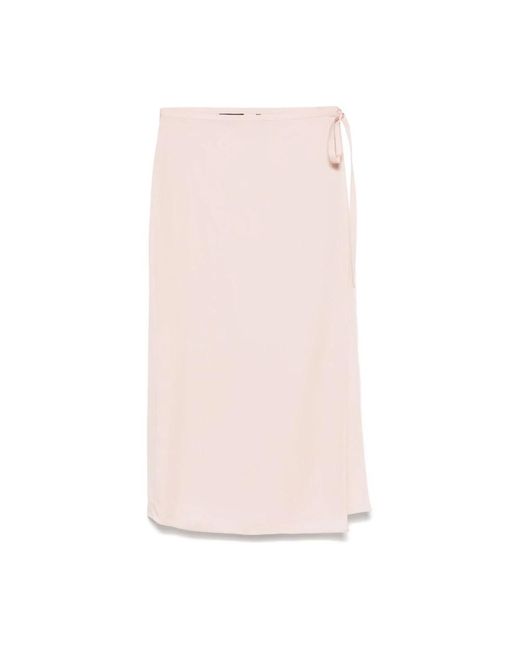 Theory Midi Skirts in het Pink
