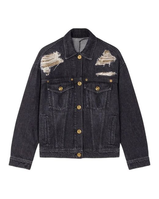 Versace Blue Denim Jackets