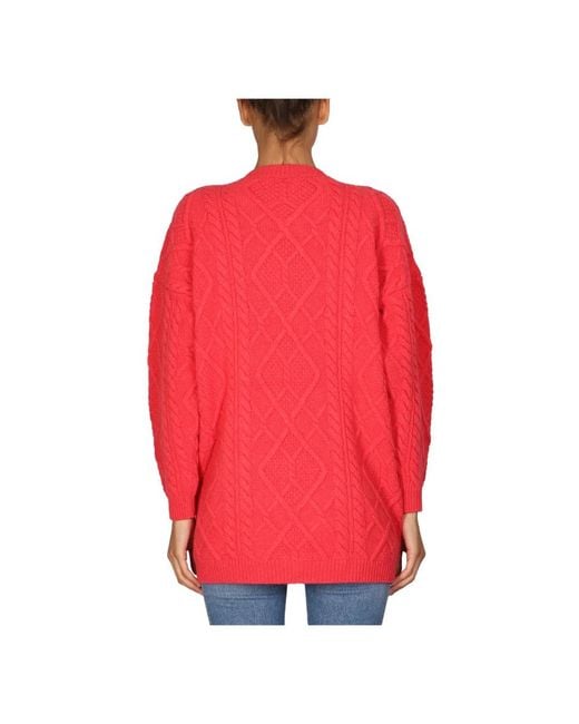 Stella McCartney Red Round-Neck Knitwear