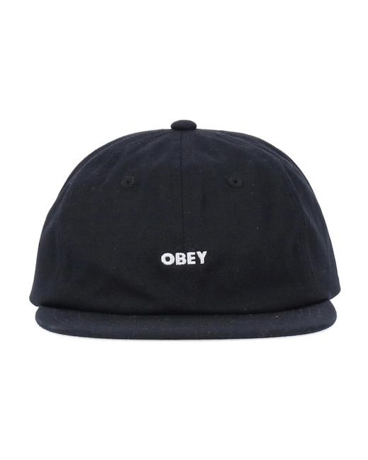 Caps di Obey in Blue da Uomo