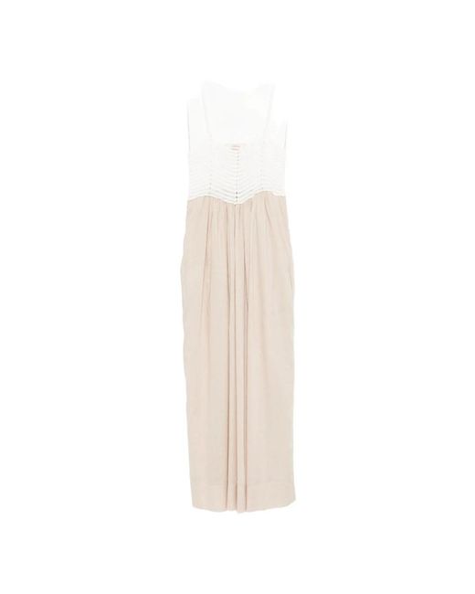 Maxi Dresses Jucca de color White