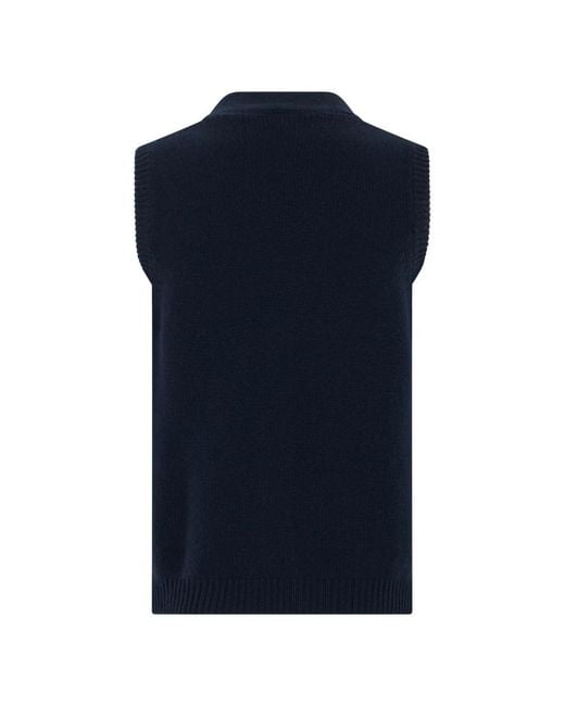 Fedeli Mouweloze Vest in het Blue voor heren
